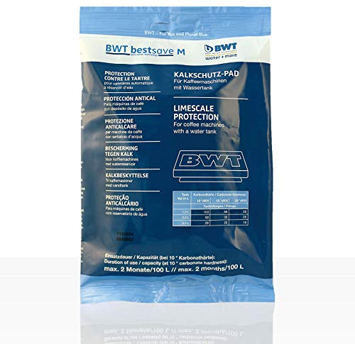 BWT Bestsave M Limescale Protection Pad For Coffee Machine And Espresso Machine - Capacity Upto 2 Months or 100 liters