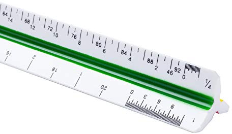 Mr. Pen Architectural Scale Ruler, 12 Plastic Architect Scale