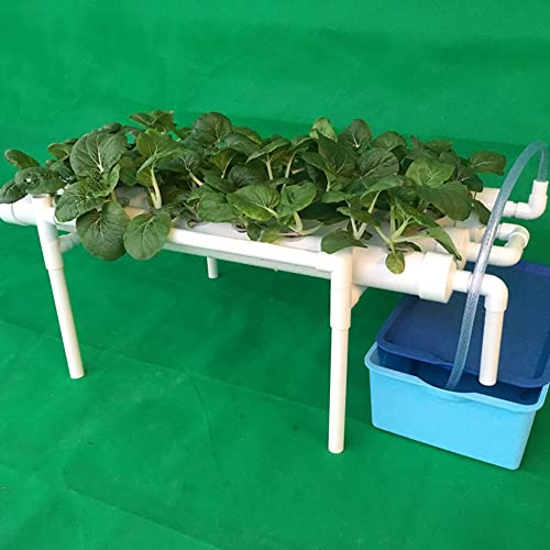 Hydroponics Growing System, 36 Löcher 4 Rohre Hydroponisches Anzuchtsystem, PVC-U-Rohre 1-Layer Hydroponic System Grow Kit für Hause Garten