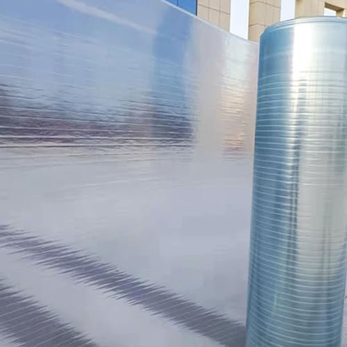 Gewächshaus-Dachplatten,0,8mm Breitetransparente Polycarbonatplatte,Regenfeste Gewächshaus-Vordach-Balkon-Markisenabdeckungen (0,5m x 5m)