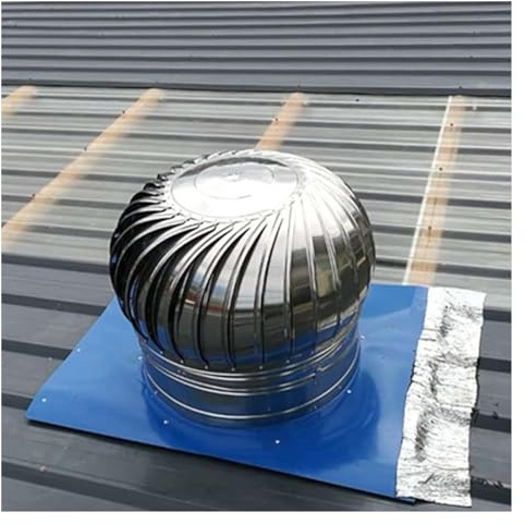 DXYOYONGOZ Cappello Girevole, Comignoli girevoli, Ventilatore da Tetto Non Elettrico Ventilatore for Tetto in Acciaio Inossidabile(500mm/19.6 in)
