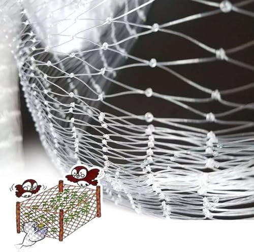 Filet Anti Oiseaux Filet Anti-oiseaux pour Plantes de Jardin, Maille de Protection Végétale Robuste/ Barrière de Fabrication de Treillis en Nylon, Couvertures Végétales Réutilisables D'extérieur(10x8m