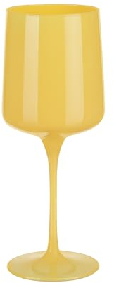 KASANOVA SET DI 3 VETRI IN VETRO GIALLO OPACO 320 ML