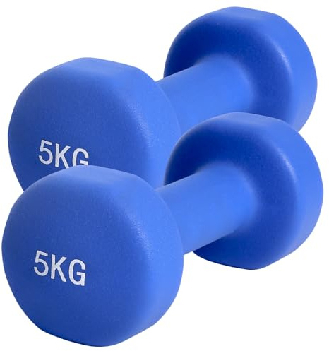 Enjoy Fit® Hanteln Neopren 2er Set 1.0-5.0Kg Kurzhanteln Frauen Hantelset Kleine Hantel Kurzhantelset