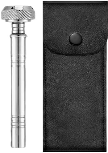 Holy Water Sprinkler - Religious Metal, Liquid Dispenser | Sacred Pot Aspergillum Tool, Polished Container with Storage Bag for Ritual Ceremony Blessings Prayer Worship Services in Church Chapel h