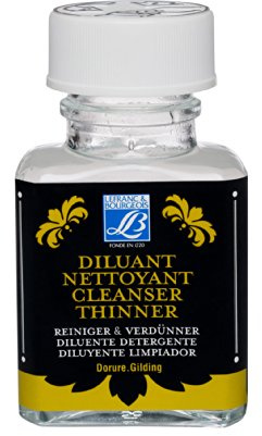 Lefranc Bourgeois 350428 Disolvente de limpieza - Líquido limpiador / diluyente, Frasco 75ml
