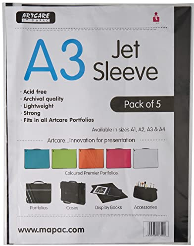 Mapac: A3 Jet Archival Portfolio Sleeve: 5er Pack
