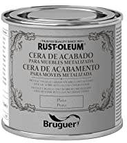 Bruguer - Rust-Oleum Bruguer Cera de acabado para muebles Metalizada Plata 125 ml
