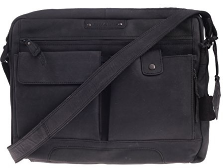 Greenburry Vintage Revival Shopper Schwarz 25x30x10cm Unitasche