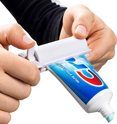 Toothpaste Squeezer Tube Roller Winder - Economical, Saves Toothpaste, Creams, Paint & More – Puts an end to Waste - Simple and Practical for Every Home by Smart House Inc
