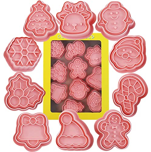 Stampini per biscotti, 10 pezzi, stampi per biscotti a forma di cartone animato, decorazioni per torte per bambini, fondente e pasticceria