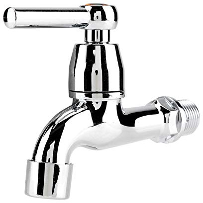 Wasserhahn für Waschmaschine, ABS Kunststoff, Wandarmatur, Single Kaltwasserhahn, für Garten, Bad, Wäsche, Outdoor