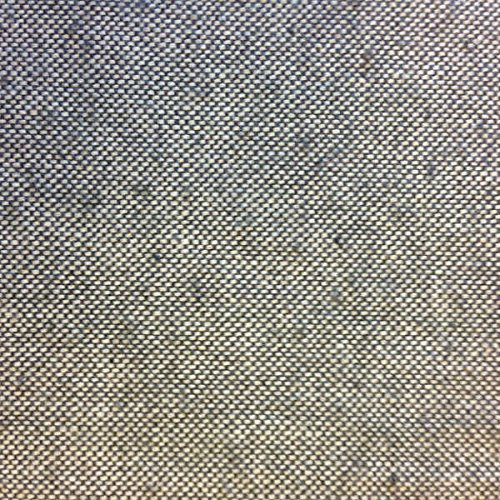 Kt KILOtela - Dekostoff Halbpanama, Baumwolle, Leichte Bezüge, Kissen, Tischdecken, Gardinen, Vorhänge, 100 cm Länge x 280 cm Breite, Dunkelgrau - 1 Meter