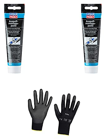 Iloda 2xOriginal Liqui Moly 150g Auspuffmontagepaste 3342 Schutzhandschuhe
