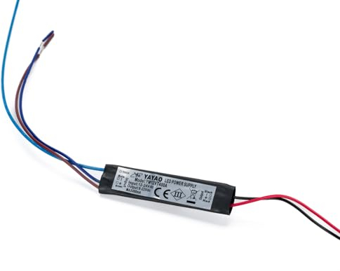YAOYAO YM12VT400A Driver Variateur tactile LED Power Supply Transformateur électronique 22 Vdc 400 mA pour modules LED à intensité variable Noir