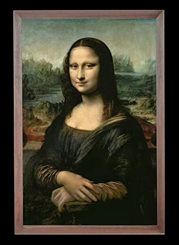 MHFFDYIV Berühmte Gemälde Mode Leinwand Malerei Leinwand Plakat Mona lisa von leonardo da vinci Moderne Kunstfür Wohnzimmerdekoration 60x90cm