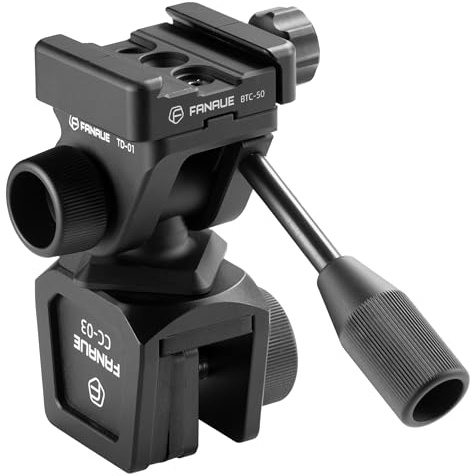 FANAUE Car Window Mount for Spotting Scope Binoculars, Vehicle Car Window Mount for Tripod Head Adapter Hunting Scouting, Telescope car Window Clip for Swiss Arca Quick Release Plate Dovetail Groove.
