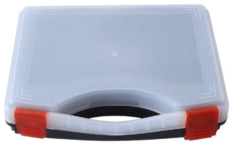 Tragbare Werkzeugkiste Organizer mit Deckel Kleinteilebox Sortierbox Sortierbox Aufbewahrungsbox mit Schrauben