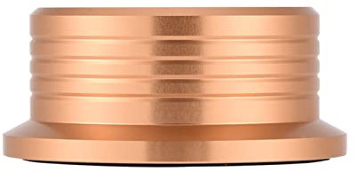 Abrazadera de Estabilizador de Registro de Aleación de Aluminio para Platillo Giratorio, Reproducción de Sonido Realista, Ruido Más bajo, Nivel de Burbuja de Alta Precisión, (Oro)
