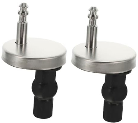 SHINEOFI 2sets Kit Fissaggi in Acciaio Inossidabile Per Sedile Wc Viti e Dadi Regolabili Per Copriwater Componenti Riparazione Sedile Water Con Connessione Intelligente Montaggio Facile
