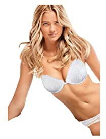 Reggiseno Push Up in Pizzo con Ferretto, Effetto Natural Plus +1 Taglia, Coppa B Graduata Art. 5000 (IT, Taglia della Coppa & Taglia della Fascia, B, 2, Bianco)