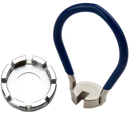 Fahrrad Speichenschlüssel, Geschmiedeter Stahl Nippelspanner, Speichenspanner, Nippelspanner, Spanschlüssel Fahrrad Rad Speichen Schlüssel, 6 Größen 10-15 Gauge, Shwarz