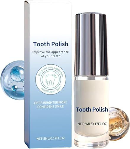 Pâte blanchissante pour les dents, Soin blanchissant naturel et doux, Éclaircit et polit les dents en quelques minutes, Format portable et facile d'utilisation