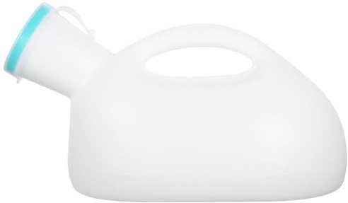 GALPADA Urinoir Masculin Pratique Grosse Capacité en Plastique Portable Couvercle Sécurisé Design Robuste pour Personnes Âgées et Handicapées Usage Quotidien