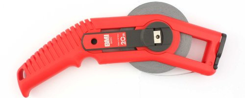 BMI 501311020A Acier-Mètre Ruban 20-a 13mmx20m avec graduation en cm dans cadre de Base, Multicolore