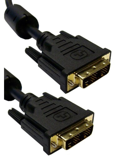 CableWholesale 3 metri, 10 Feet DVI-D/DVI-D Single Link Cable with Ferrite Bead, Black (10V1-05303BK-F)