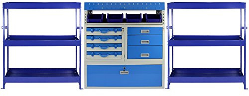 Monster Racking Fahrzeugeinrichtung Fahrzeugausbau Lieferwagenregal Metallregal Werkstattwagen Transporter Regalsystem Racking Werkzeugregal Werkstattregal Autoregal Transporterregal Fahrzeugregal