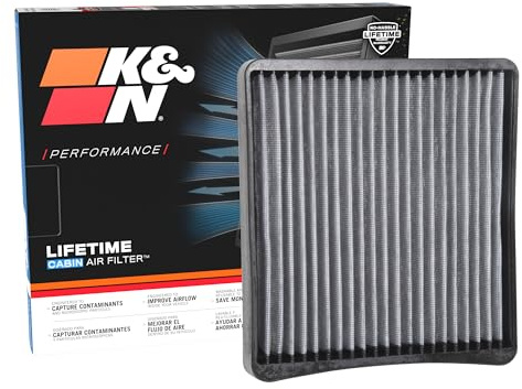 K&N Filters VF2065 Innenraumfilter Pollenfilter Langzeitfilter Höhe: 24 Breite: 196 Länge: 217 Kompatibel mit MAZDA 6 Kombi GH 2 DY 6 Station Wagon GY CX-7 ER 6 Limousine GJ, GL | kompatibel mit Dodge 1500 (Classic) 3.6/5.7 2019- (VF2065)