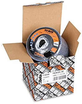 BETA 11204A 40 - Dischi lamellari con Tela abrasiva allo zirconio, Supporto in Fibra di Vetro e Lamella Singola