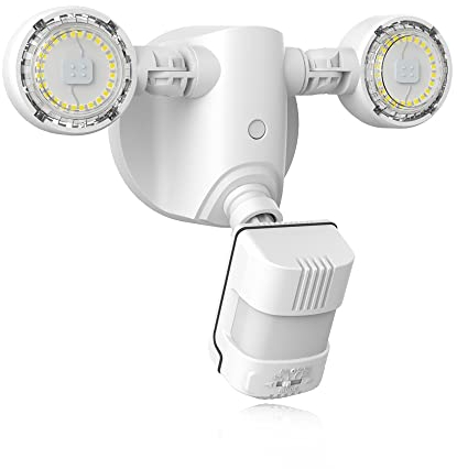 SANSI Faretto Led da Esterno con Sensore di Movimento 15W 20000 Lumen Proiettore a Led super luminoso IP65 impermeabile Proiettore LED per Giardino, Terrazza, Garage