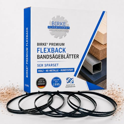 5er SET Bandsägeblätter 1430x6x0,65mm 6ZpZ Bandsägeblatt Sägebänder Holz