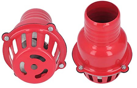 Fyearfly Wasserpumpen-Rückschlagventil, Benzin-/Dieselmotor-Wasserpumpen-Rückschlagventil 3-Zoll-Bodenfilter, Aluminiumlegierung, wasserdicht, gutes Bodenfilterzubehör