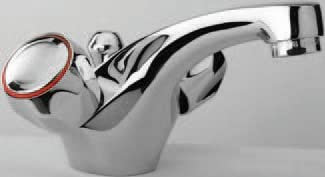 PAINI FRANCE ROBINETTERIE Mélangeur lavabo bec fixe Orchidea Tevere - Robinetterie salle de bain