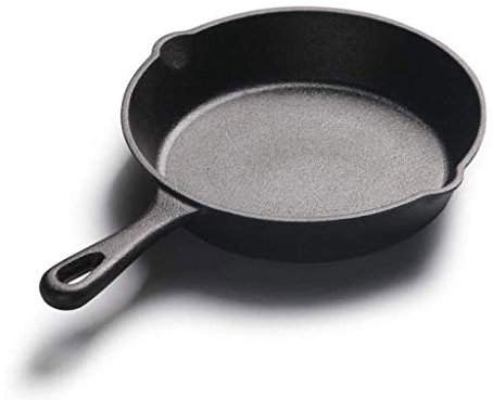 OQHAIR Sartén de Hierro Fundido, sartén pequeña, Mini sartén de Desayuno Antiadherente sin Recubrimiento