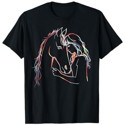Horse Lover Horseback Riding Equestrian for Girls T-Shirt