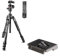 Manfrotto Befree Advanced Kit Foto da Viaggio, Chiusura a Leva, Alluminio, Testa a Sfera e Piastra 200PL a Sgancio Veloce con filetto 1/4'', Compatto per DSLR Reflex, Mirrorless, Accesori Fotografici