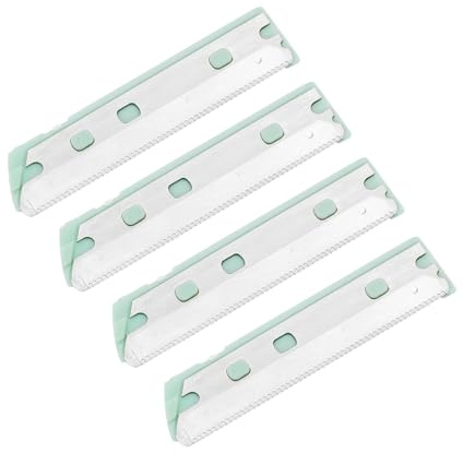 ZWILLING Ersatzklingen für Gesichtshaarrasierer (Rostfreier Edelstahl, extra scharf und präzise, Nachfüllpackung), Premium, 4 Stück, Silber