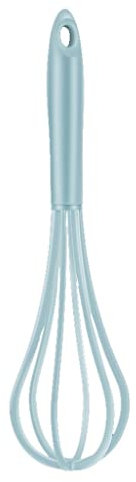 TRoki Frullino per le uova manuale in plastica versatile - Utensile da cucina azzurro per mescolare panna, farina e burro - Accessori da forno di qualità alimentare (dimensioni: 30 * 8 cm)