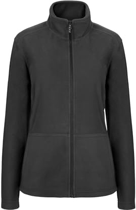 Mukua Perth Woman, Giacca in pile da donna, colore grigio scuro, taglia XL, Grigio scuro, XL