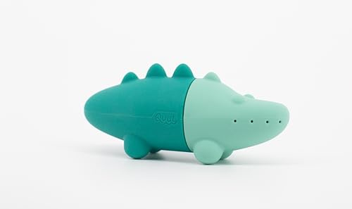 Quut - Squeezi Croco - gicleur pour Le Bain - à partir de 0 Mois - arroseur Bain - Jouets de Bain bébé à partir de 10 Mois – Cadeau Naissance à 3 Ans (Croco)
