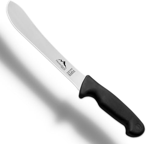 HESTENBERG Solingen Germany Rindschlachter in Schwarz, geeignet als Metzgermesser, Schlachtmesser & Fleischmesser (8)