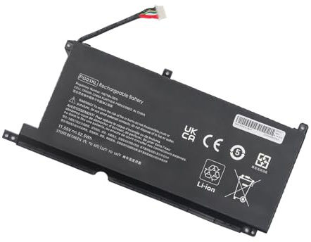 Oyomba PG03XL L48495-005 HSTNN-DB9G L48430-AC1 Laptop Battery for HP Pavilion 15-DK0 15-DK1 15-DK2 15-DK0021TX 15-DK0125TX Series L48430-AC2 HSTNN-0B1I L48430-2C1（11.55V/52.WH）