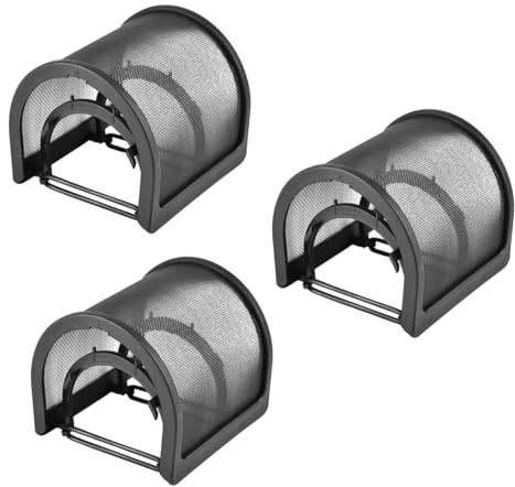 SAFIGLE 3pcs Mic Filter Shield Windscreen Cover Wire Mesh for Noise Reduction Pop Filter for Recording Studio Equipment