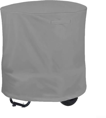 Hasaller Oxford Cloth Wood Chipper Covers Waterproof Wood Chipper Covers Heavy-Duty Wood Chipper Shredder Mulcher Covers Leaf Mulcher Cover Garden Patio Waterproof Dustproof Cover 85×110cm(Grey)