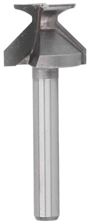 Holzbearbeitungs-Fräser mit 1/4-Zoll-Schaft, Integrierter Lichtbogenbiegemesser-Fräser, Multifunktionaler Nut- und Feder-Fräser für die Herstellung von Holztüren und -schränken