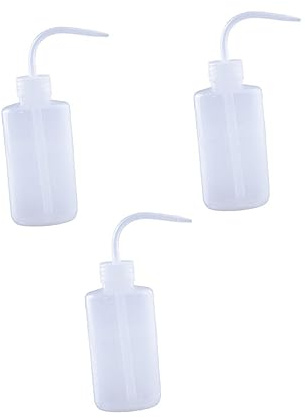 Toyvian 3 Regaderas Exprimibles para Plantas y Flores, Pulverizador de Agua Fino Boquilla para Riego Interior y Jardín Doméstico, Fácil de Usar y Limpiar, Diseño Ergonómico